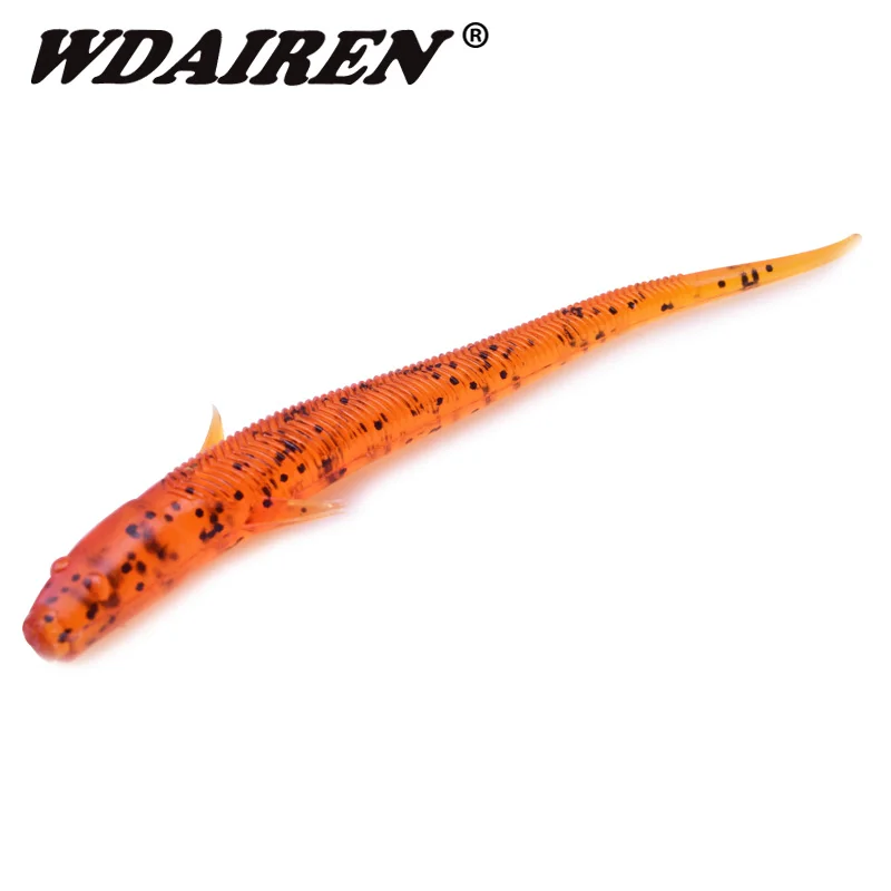 Earthworm Soft Plastic Fishing  Silicone Fishing Gear Tackle