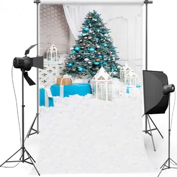 

MEHOFOTO Merry Christmas Vinyl Photography Background For Children Snow New Fabric Flannel Backdrop For Baby photo studio ST327