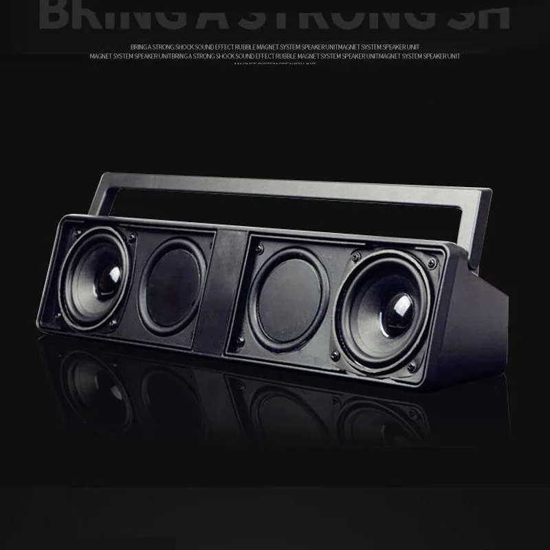 

Boombox Amplifiers Bluetooth FM Radio MP3 Play USB TF Card Slots HiFi Subwoofer Computer Speaker TV Soundbar Li-ion Power Bank