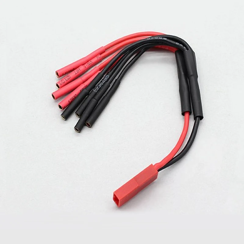 JST гнездо к 4X2 мм Золотой Разъем пуля Multistar ESC мощность пробоя кабели с 125 20AWG