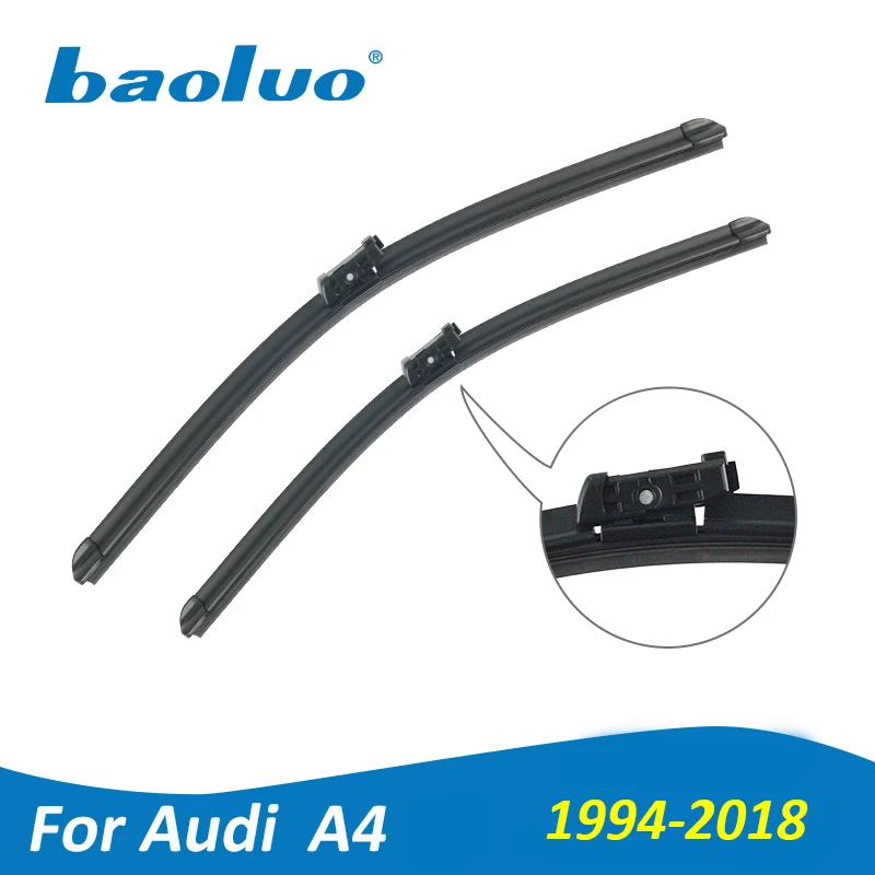 BAOLUO Windshield Wiper Blades For Audi A4 B5 B6 B7 B8 B9 1994 2018