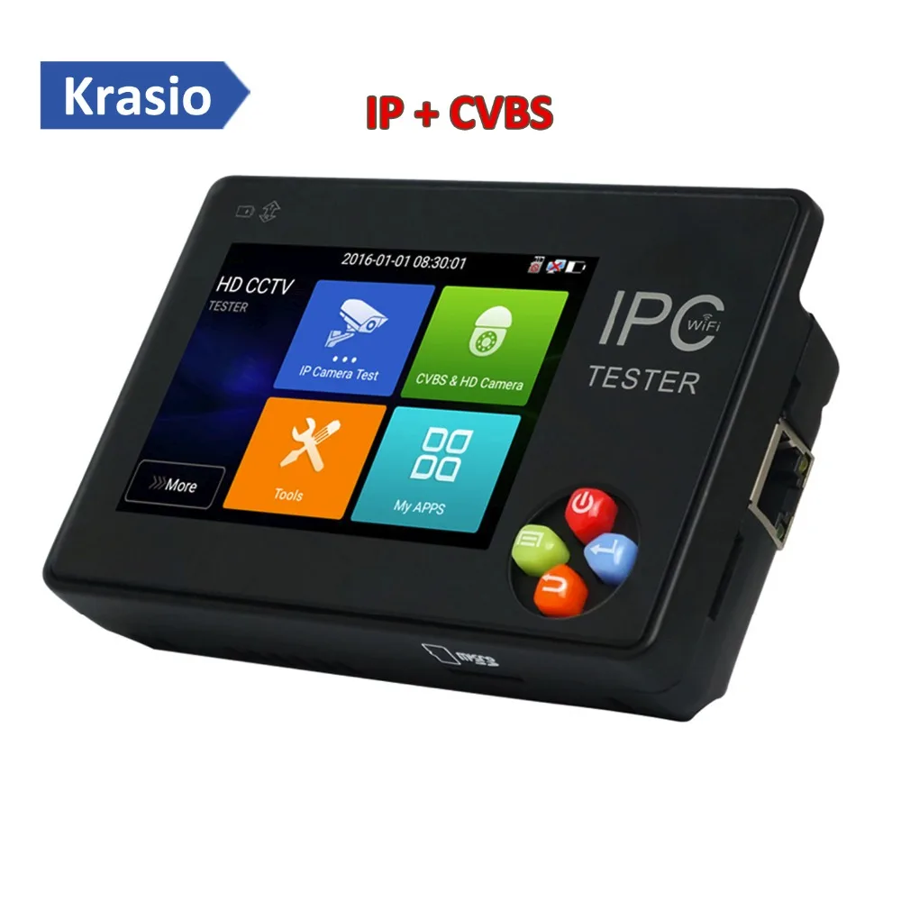 Cheap Wrist Onvif IP Camera Installation Tester Monitor 4K