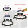 Baby walker 6/7-18 months multi - functional anti - o leg roll boys and girls baby children hand push can sit ► Photo 3/6
