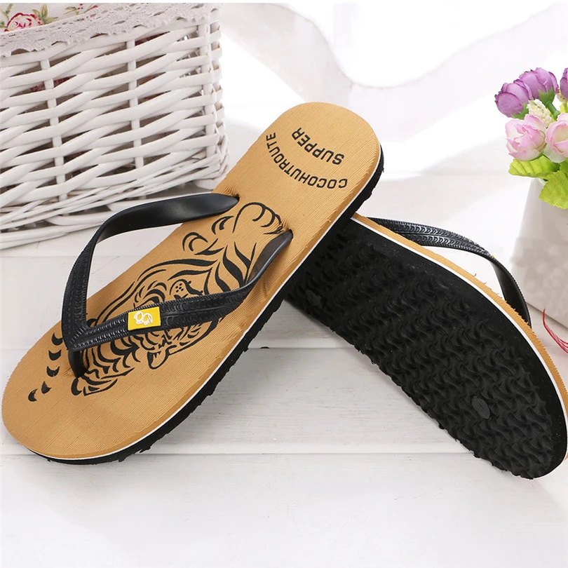 SIKETU Men's Summer Flip-flops Slippers Beach Sandals Indoor&Outdoor Casual Shoes Sandals Men Sapato Masculino Men Chinelo A30