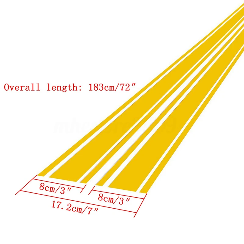 2 шт. 183x8 см DIY автомобиля кузова капот винил гоночная полоса Pinstripe наклейка