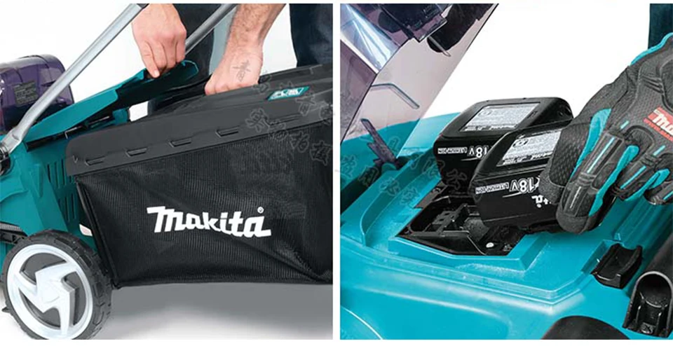 Япония Makita DLM380Z аккумуляторная газонокосилка ручная нажимная газонокосилка просечник DLM431 3700 об/мин три версии на выбор