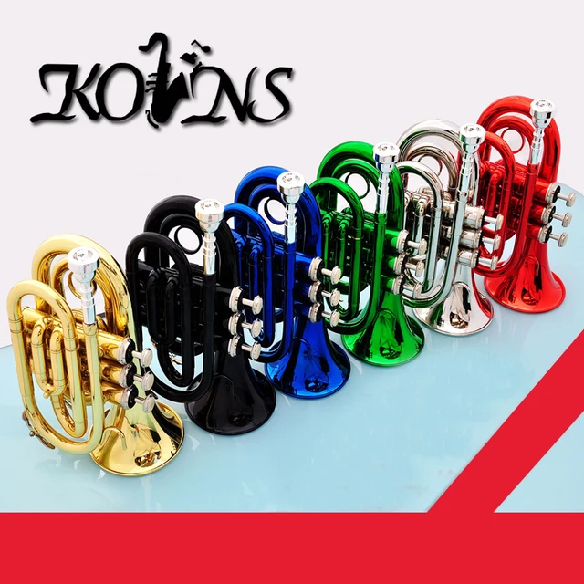 Good Quality Professional Palm Pocket Trumpet Tone Flat B Bb Brass Wind