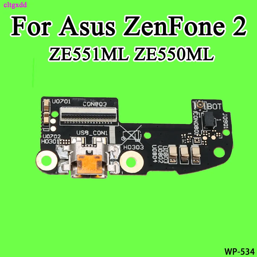 

cltgxdd For ASUS ZenFone 2 ZE551ML ZE550ML 5.5" Inch Micro USB Charging Port Flex Cable Dock Connector Board Replacement Parts
