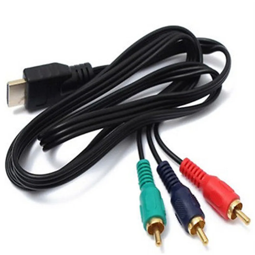 Новый 1080P HDMI в 3 RCA AV аудио видео компонентный кабель для преобразования HD ТВ DVD