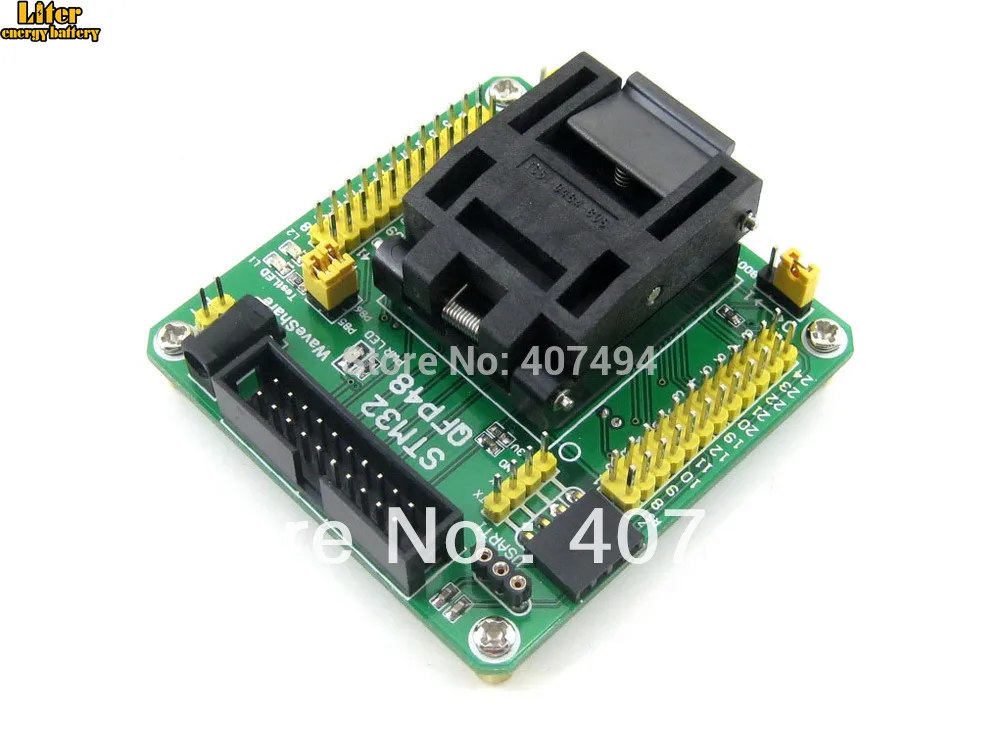 Программатор розетка STM32F10xC STM32L15xC Yamaichi STM32 шаг 0 5 мм QFP48 LQFP48 STM32F10xC|Демонстрационные