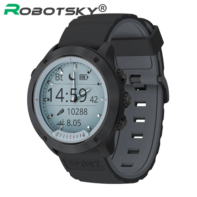 

M5 Smart watch IP68 Waterproof Luminous hands Heart Rate Monitor Stainless Steel Transparent Screen Smart Wristband