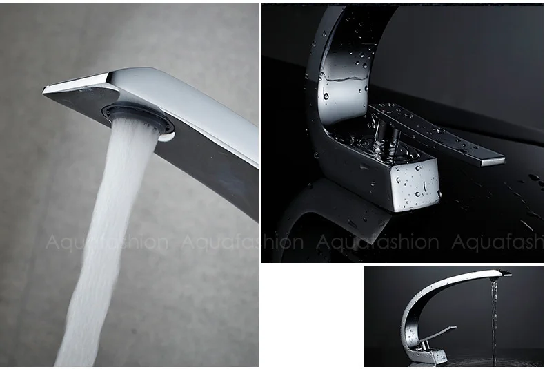 Modern Oil Rubbed Bronze Bathroom Sink Faucet Contemporary Brass Vanity Faucet Chrome Finish Basin Mixer Water Tap (8)