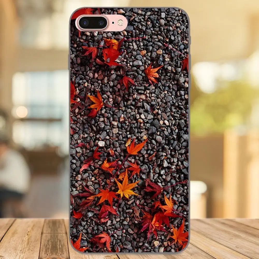 Красные кленовые листья для Huawei Honor Enjoy Mate Note 6s 8 9 10 20 Lite Play Pro P smart Soft TPU