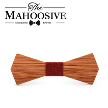 Модный деревянный лук галстуки для мужчин свадебные костюмы деревянная бабочка-бабочка форма Bowknots Gravatas узкий галстук ювелирные изделия
