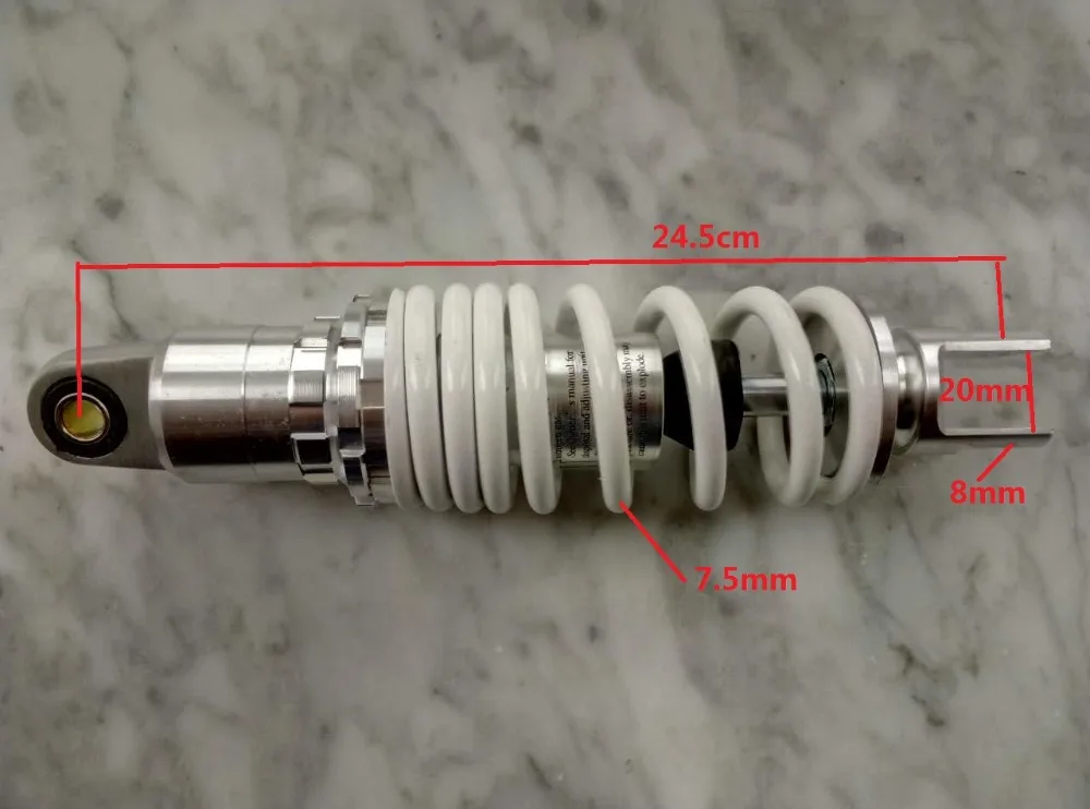 

One Piece Adjustable NET FORCE JOG RSZ GY6 Scooter Rear Suspension Motorcycle Shock Absorbers