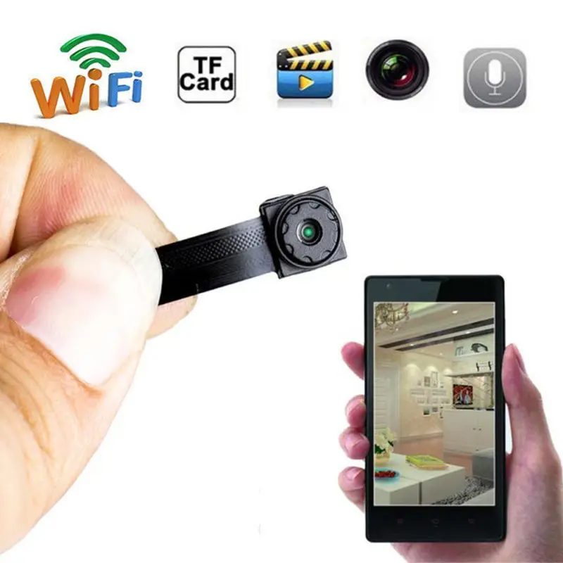  Wireless Piccolo IP WIFI Mini FAI DA TE Audio Video Fotocamera Micro DVR