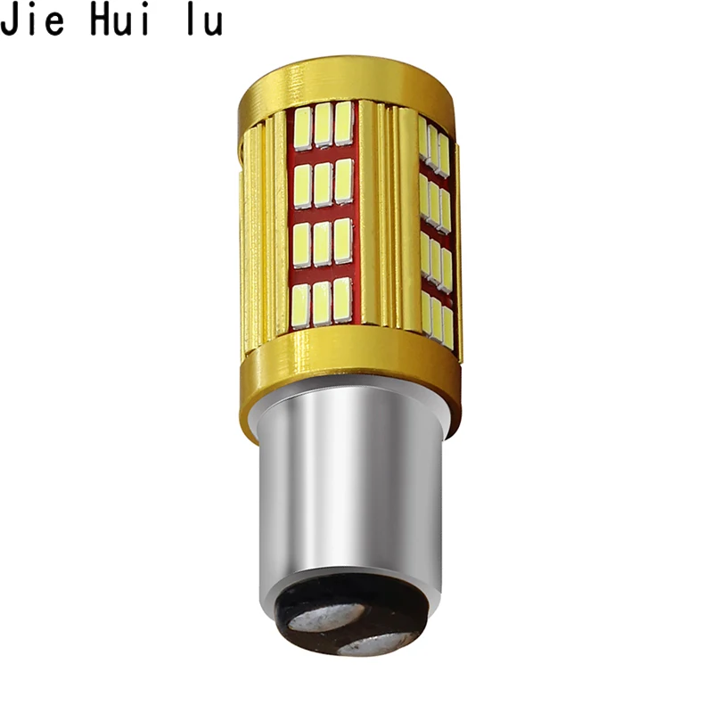 1156 светодиодный Canbus BA15S P21W S25 66 4014 чипы 6000K Белый 1157 7443 H11 стоп сигналы задний фонарь