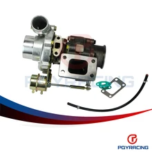 PQY STORE- TURBOCHARGER T3/T4 INTERNAL WASTEGATE A/R:.60 cold,.63 hot t3 flange “V” BAND PQY-TURBO39