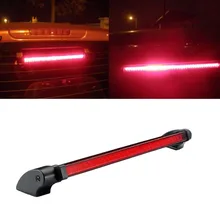 Bostar 24 led de alta montagem parar cauda traseira luz advertência da lâmpada do carro vermelho terceira 3rd luz freio estacionamento