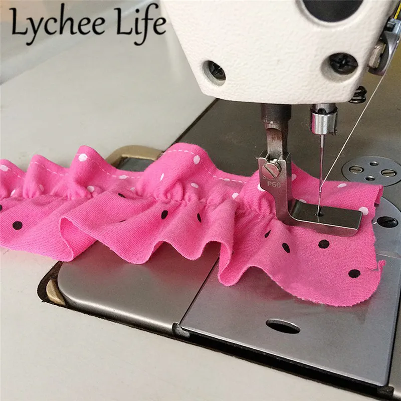 

Lychee Life Metal Presser Foot P50 Steel Sewing Machine Parts Tools DIY Handmade Home Factories Home Sewing Accessories Supplies