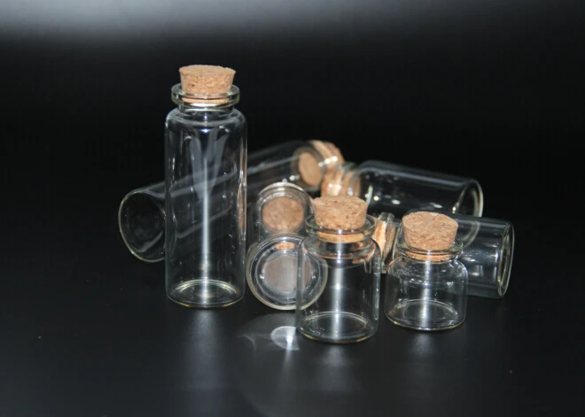 10 шт. стеклянные бутылки с пробкой|bottle with|bottle with corkbottle glass |