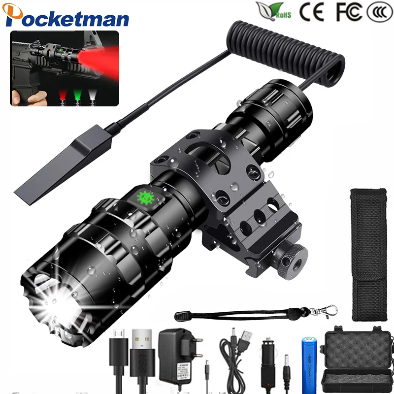 

70000LM Led flashlight Most powerfull torch L2 Tactical light 5Mode Scout Light LED lanterna Bicycle Light by 18650 battery z55