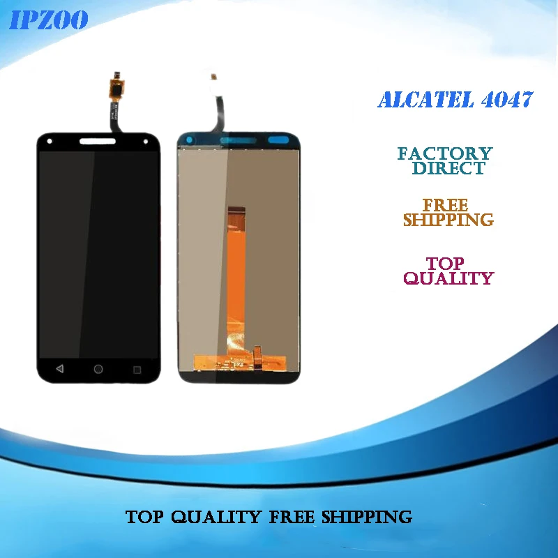 

5.0inch For Alcatel U5 3G 4047i 4047D 4047X lcd Display+Touch Screen Digitizer Assembly Replacement For Alcatel u5 Cell Phone