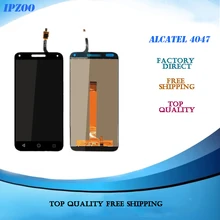 Для Alcatel U5 Дюймов 5,0 3g 4047i 4047D 4047X ЖК дисплей + сенсорный экран планшета Ассамблеи Замена для Alcatel U5 сотовый телефон