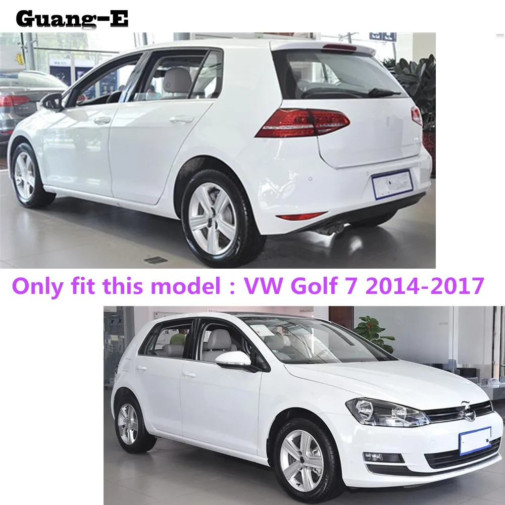 Для Volkswagen VW Golf7 Golf 7 тела головы передние противотуманные фары Светильник лампы рамка палки ABS хромированной отделкой Панель рамки 2 шт