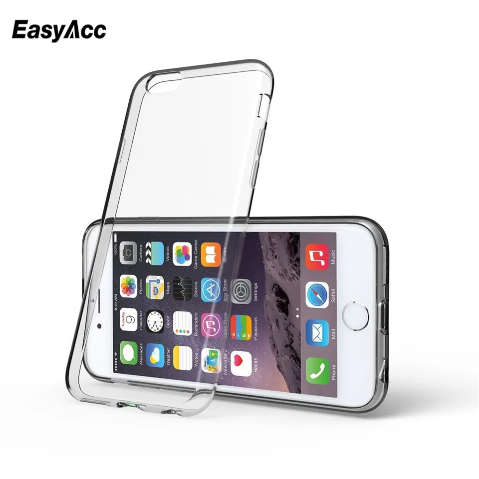 EasyAcc 5 шт для iPhone SE 5S прозрачный чехол мягкий TPU кристально тонкий
