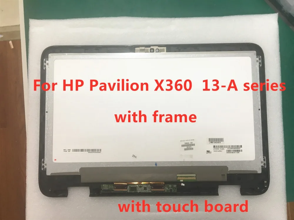 Замена ЖК-дисплея с рамкой 13," для hp Pavilion 13-A серии 13-a013CL X360 сенсорный экран стекло дигитайзер Замена