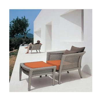 

Factory outlets Latest Designs Wicker Daybed Outdoor Sun Bed unique rattan day bed 10 sets