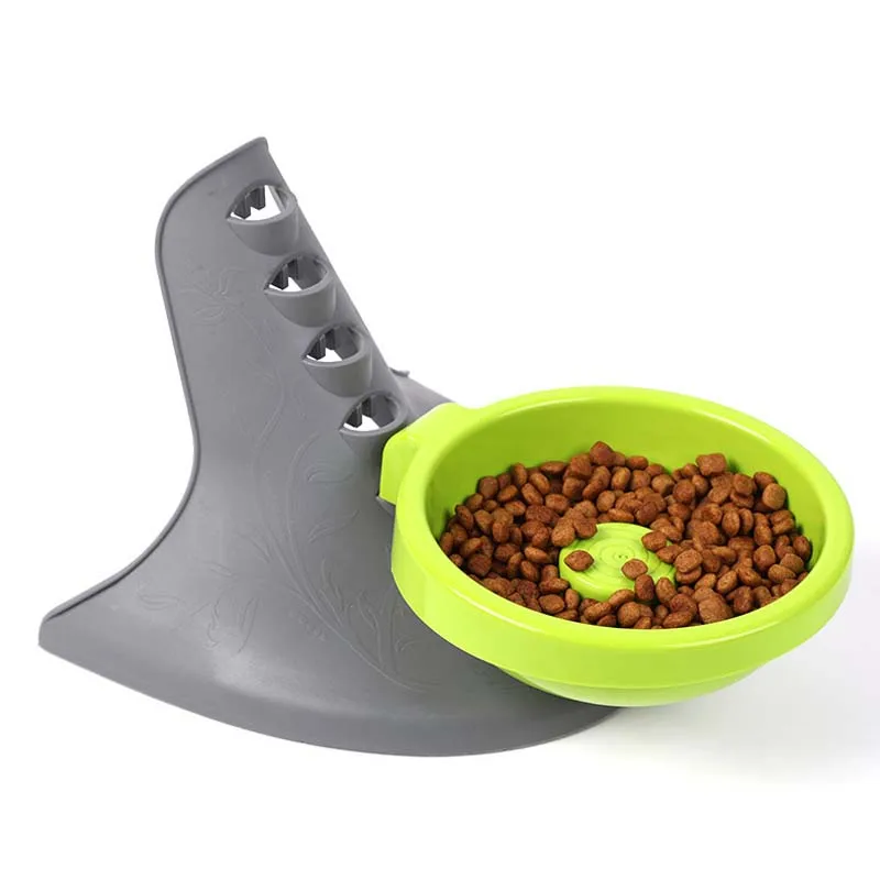 

Puppy Bowls Non-slip Dog Slow Food Feeder Height Adjustable Dog Feeding Bowl Durable Pet Eating Bowl for Dog Cat Pet Accessories