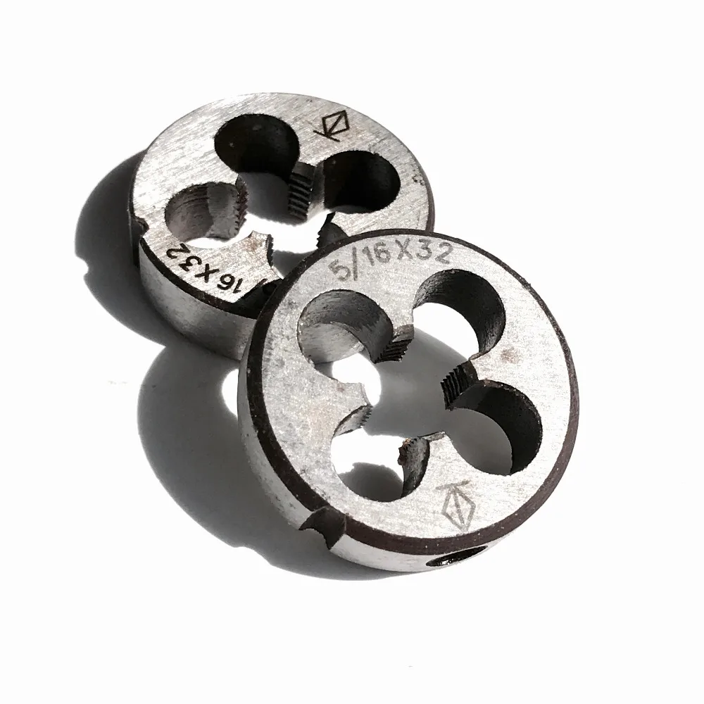 

Free shipping of 2PCS Alloy steel made UNEF 5/16-32 right hand manual die Threading Tools Lathe Model Engineer Thread Maker