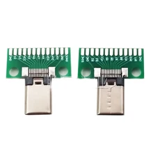 Штекер типа c тест PCB плата универсальная плата с USB 3,1 порт 20,6*10 мм тестовая плата