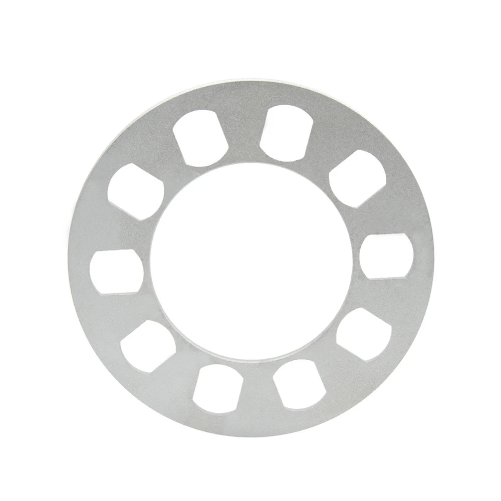 4pcs universal 5 hole 5mm wheel spacer adapter aluminum wheel fit 5 lug 