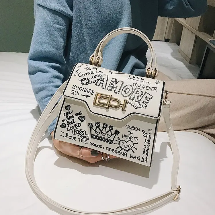 2019 الطباعة Crossbody حقائب للنساء حقيبة يد فاخرة مصمم العلامة التجارية الشهيرة بولسا الأنثوية حقيبة كتف السيدات كيس الرئيسي الجلود