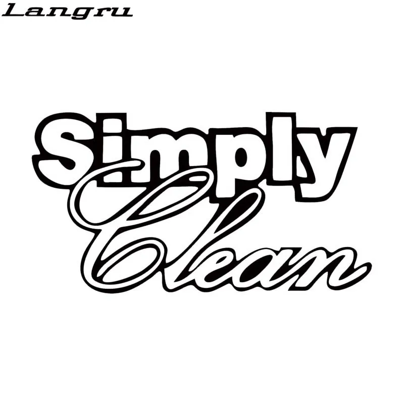 Langru Hot Sale Car Sticker Simply Clean Funny Window Bumper Styling Vinyl Decal Graphics JDM | Автомобили и мотоциклы