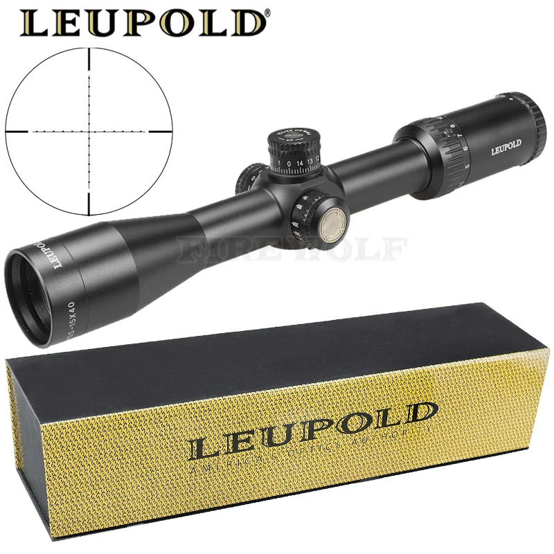 Leupold 3 5 15x40 Sfy Brand Hunting Rifle Sight Mirror Point Lighting 
