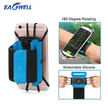 Eagwell 180 Вращающийся спортивный наручный ремешок чехол для телефона сумка наручный ремень спортивный мешок чехол для iPhone samsung 4-5,5 дюймов телефоны