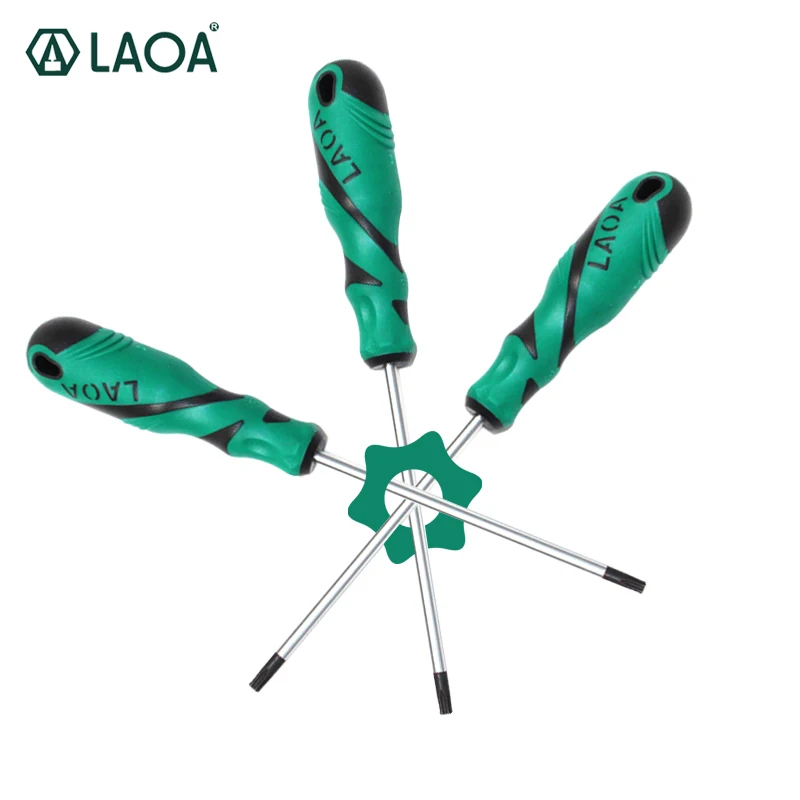 

1pcs Free shipping LAOA S2 Double color Handle Hex Torx Hexangonal screwdriver bolt driver Special screwdrivers