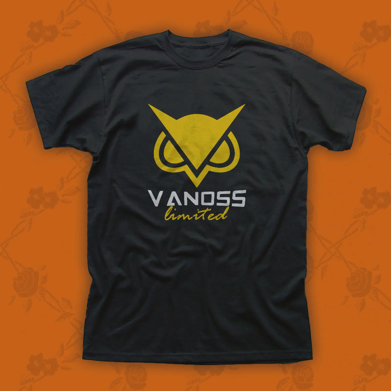 Vanoss Owl Hoodini Logo Gaming Funny Mens Black T-Shirt 2019 fashion t shirt Cheap wholesale tees mens tee shirts | Мужская одежда