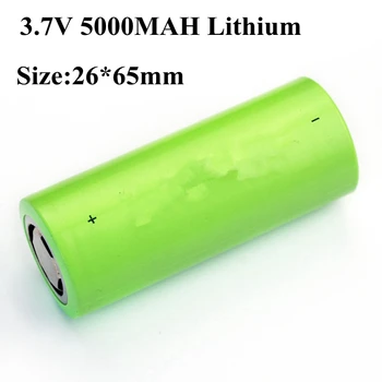 

4pcs 26650 3.7v 5000mah Rechargeable Li-ion Battery 5Ah Accu Lithium Lipo Cell High Capacity 10A Pilas 26650 Diy Pack Power Ban