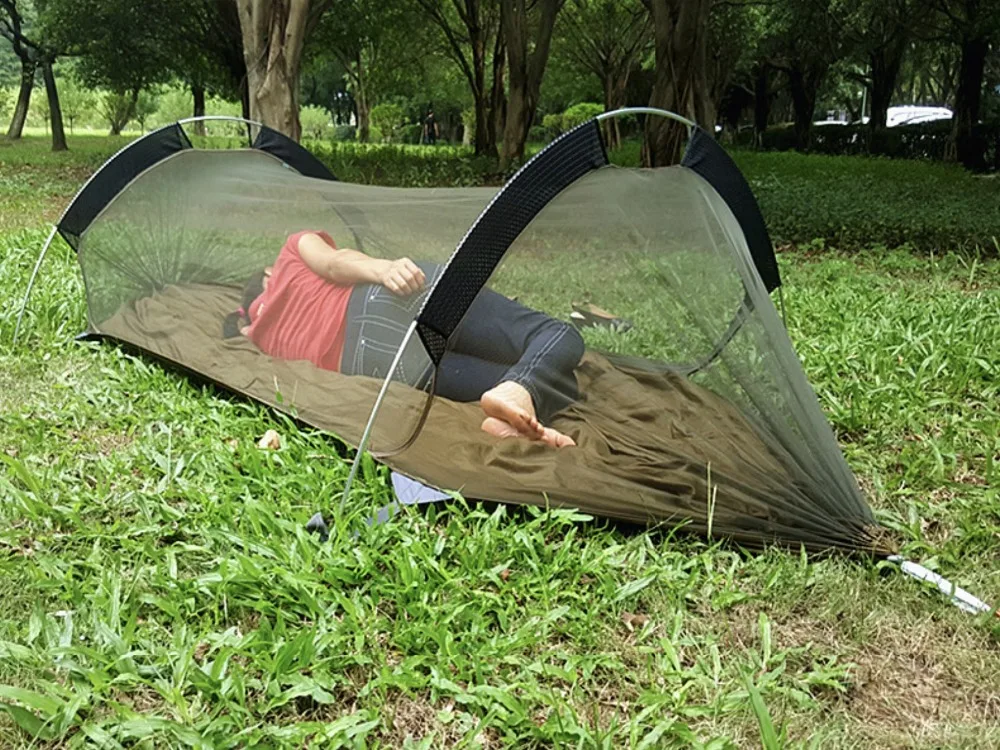 Гамак палатка с москитной сеткой дождевик водонепроницаемый портативный Кемпинг