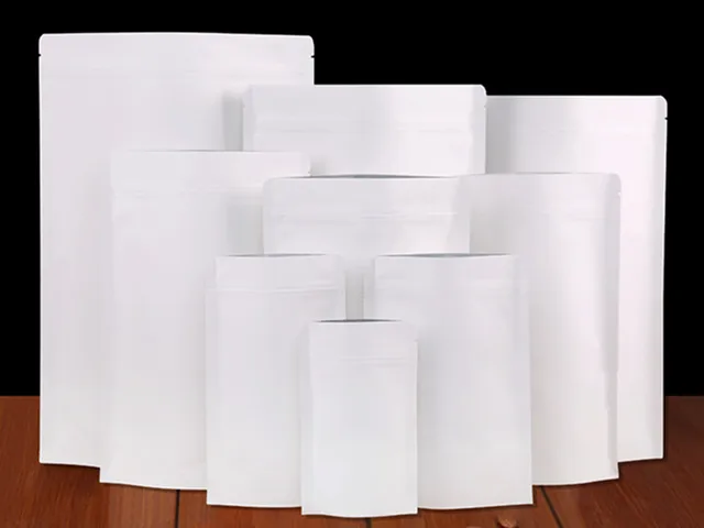 50pcs Lot Stand Up Kraft Paper Aluminum Foil Bag Zipper Doypack 50pcs Lot Stand Up Kraft Paper Aluminum Foil Bag Zipper Doypack Packaging Pouch Food Tea