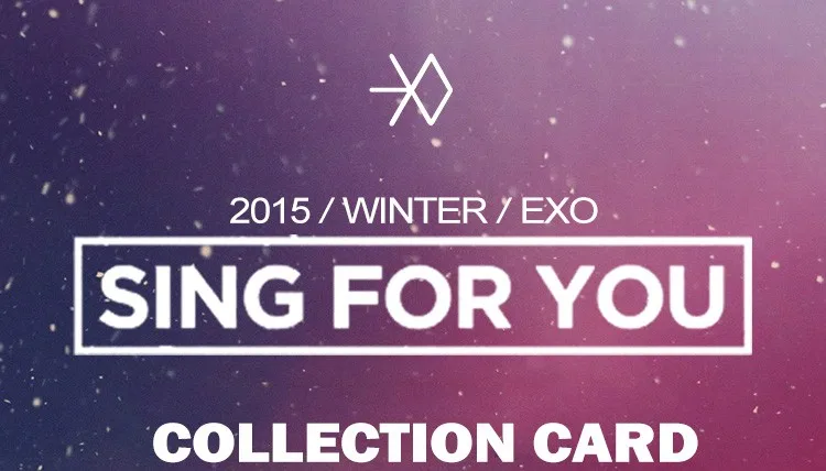 kpop EXO альбомы поют для вас набор 120 zhang+ 1 плакат kpop EXO lomo сувенирная наклейка почтовая подписка