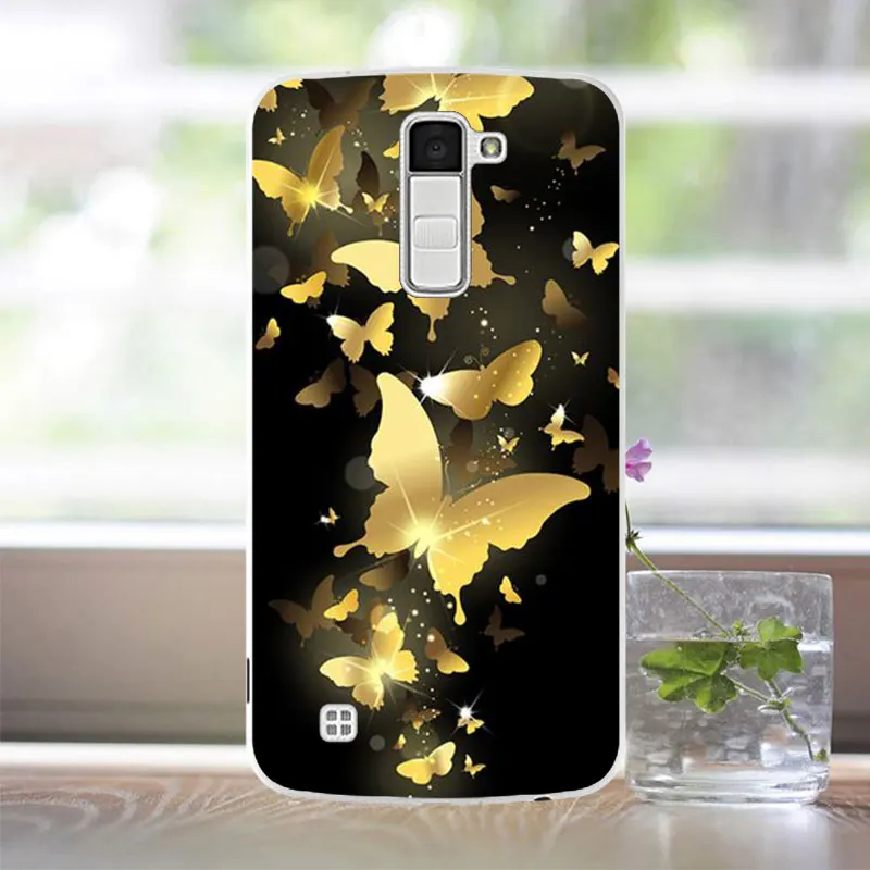 TPU لينة حقيبة لجهاز LG K8 LTE 2016 K350 K350E K350N حالة سيليكون الهاتف عودة ل كابا LG K8 2016 حالة غطاء ل LG K8 LTE حالة