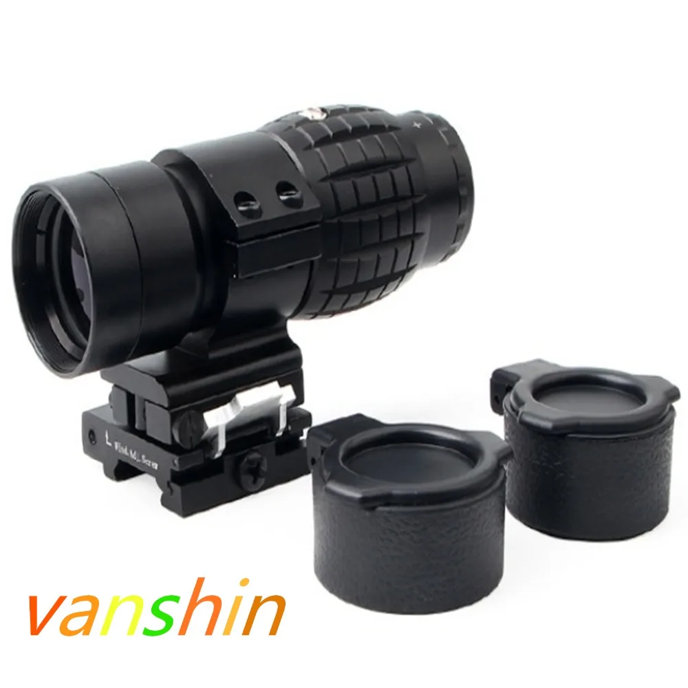 

3x Magnifier Sight Type Tactical Sight Scope With Flip-UP Mount 20mm weaver rail