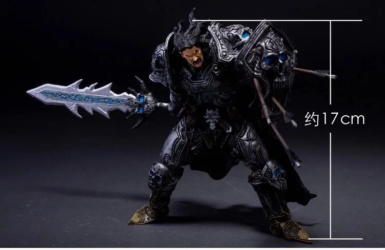 

Famous Online Game Toy DC Unlimited Series 2 7 inch Human Warrior [Archilon Shadowheart] Action Figure WOW PVC Toy Figure KB0705