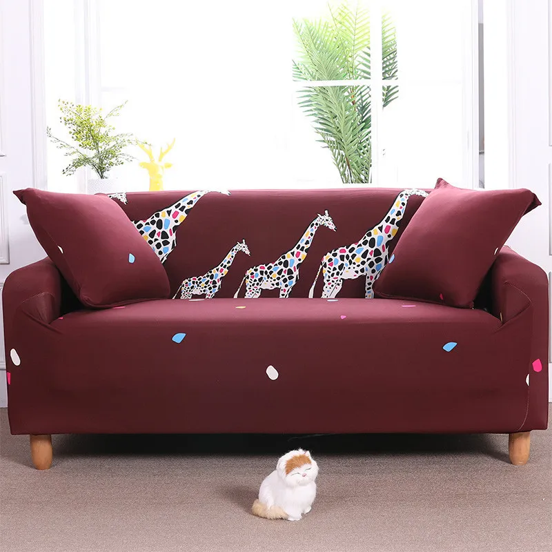 

Stretch Sofa Cover Elastic Sectional Sofa Covers for Living Room Spandex Couch Cover Slipcovers Chair Furniture Protector